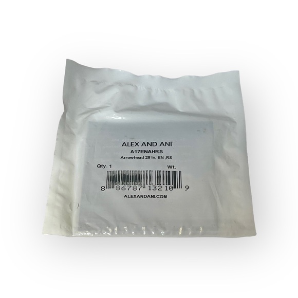 new Alex and Ani 𖤹 Arrowhead Pendant Necklace 𖤹 Rafaelian Silver + Gold Accent - Picture 10 of 16